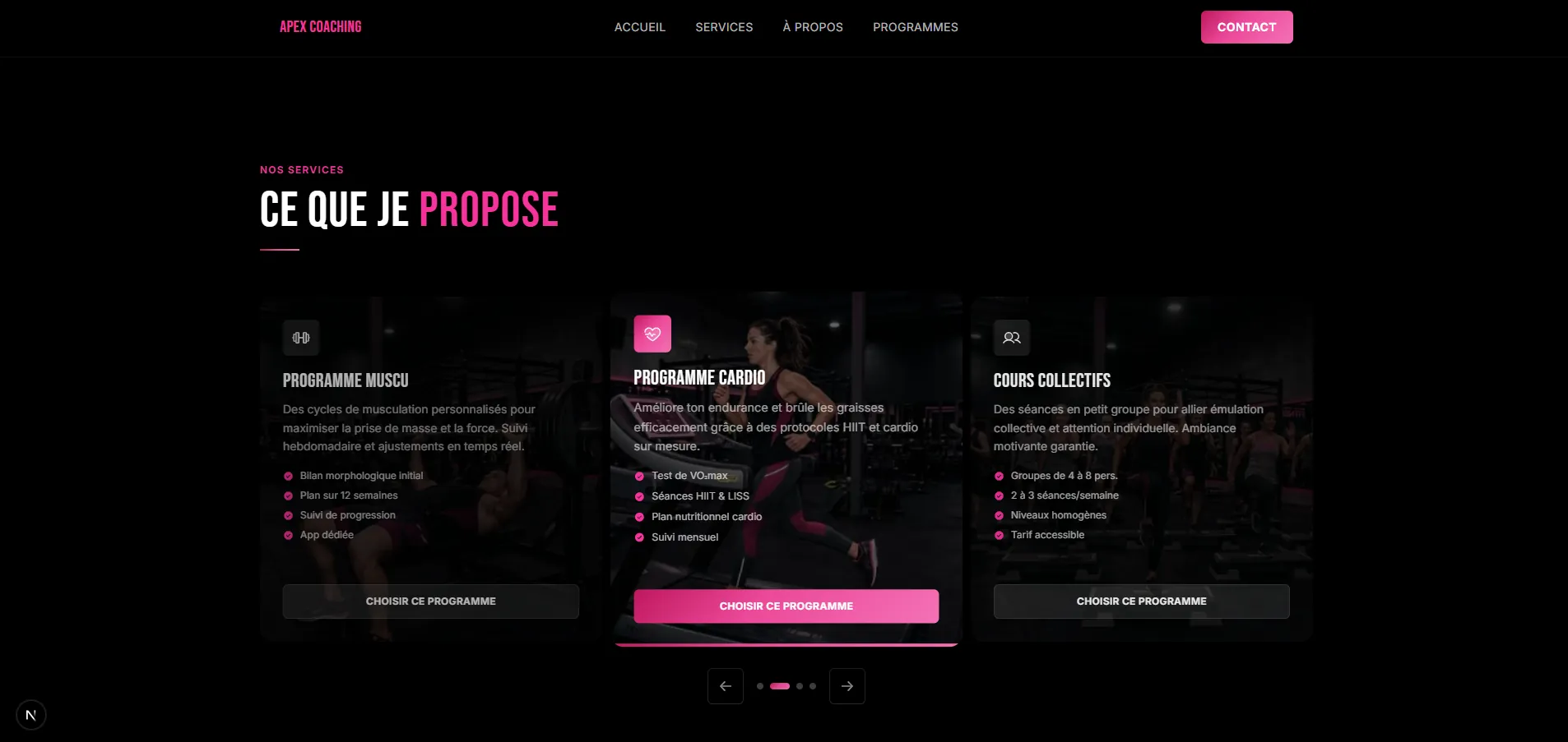 Coach Sportif — vue 2