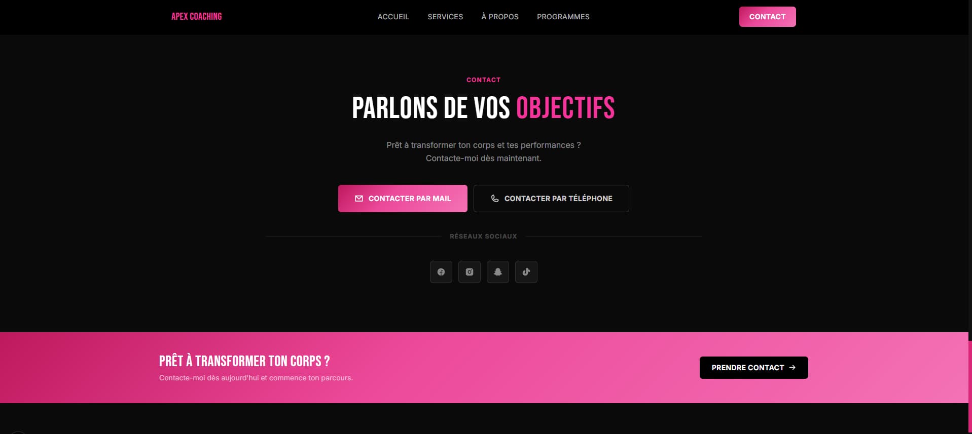 Coach Sportif — vue 3
